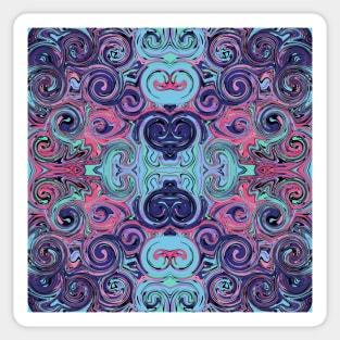 Psychedelic Swirls Sticker